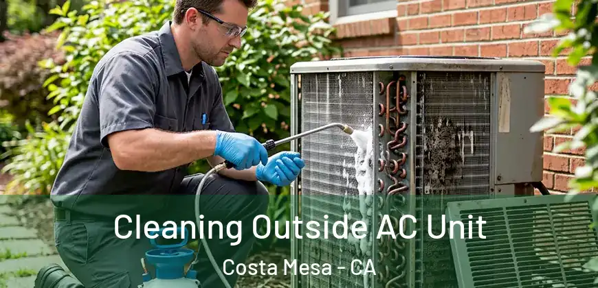 Cleaning Outside AC Unit Costa Mesa - CA